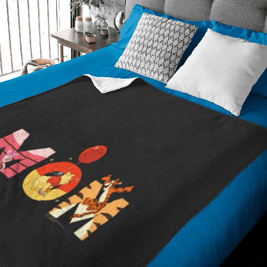 Disney Winnie the Pooh and Friends Mom Mother’s Day Birthday Baby Blankets