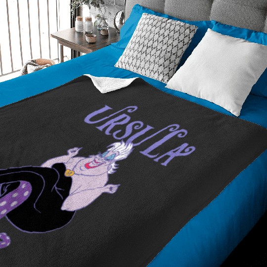 Disney The Little Mermaid Ursula  Villain Portrait Baby Blankets