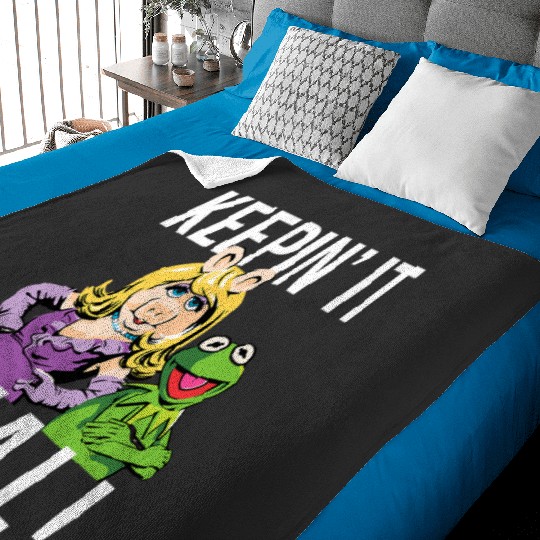 Disney The Muppets Keepin' It Real! Miss Piggy & Kermit Baby Blankets