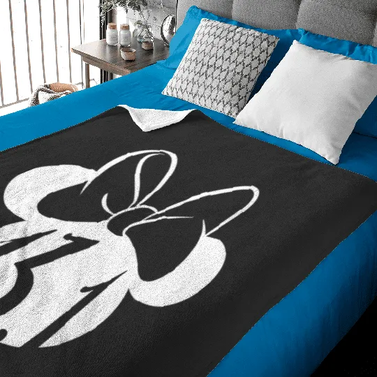 Disney Mickey And Friends Minnie Mouse Half Marathon 13.1 Baby Blankets