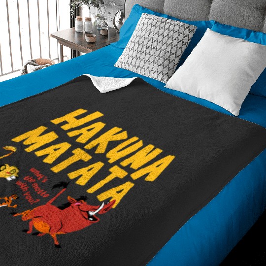 Disney The Lion King Simba Timon Pumbaa Hakuna Matata Walk Baby Blankets