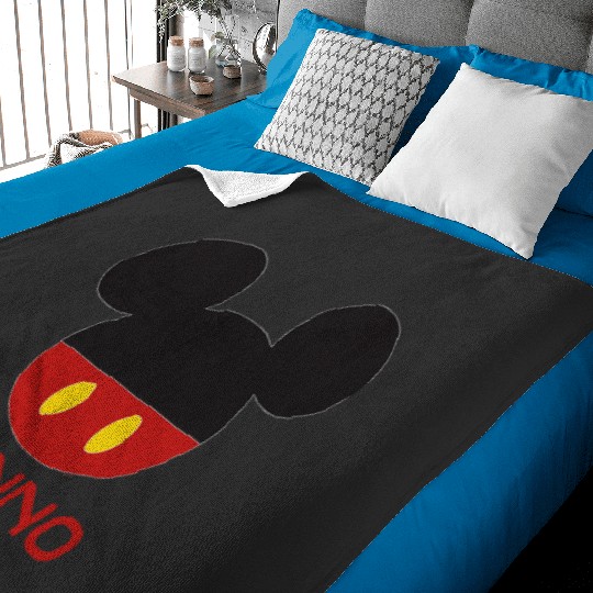 Disney Mickey Mouse Icon Shorts Nonno La Festa del Papà Baby Blankets