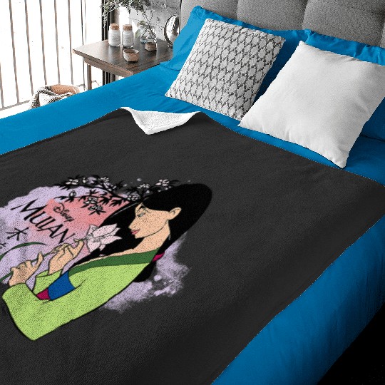 Disney Princess - Mulan Cherry Blossoms Baby Blankets