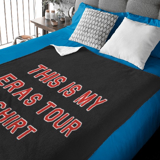 this is my eras tour shirt Baby Blankets