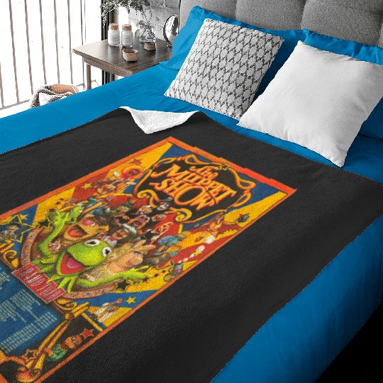 Disney The Muppets Show Grand Tour Group Shot Retro Poster Baby Blankets