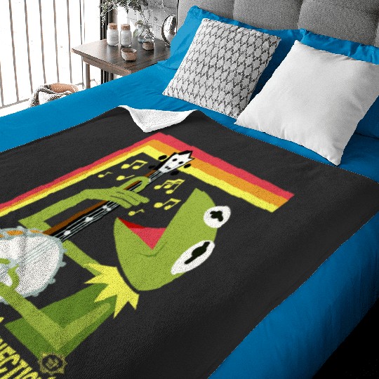 Disney The Muppet Movie Kermit Rainbow Connection Stylized Baby Blankets