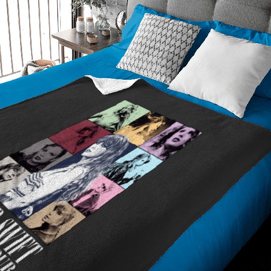Discover Vintage Taylor Taylor version merch, The Eras Tour 2024 Midnights Album Merch Baby Blankets