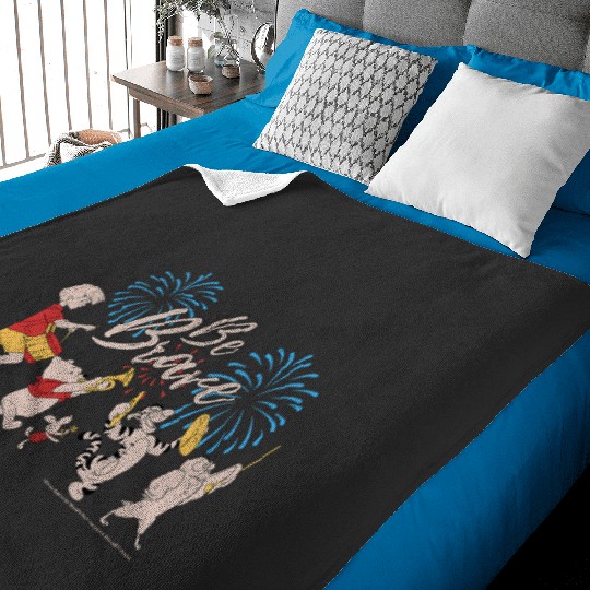 Disney Winnie The Pooh Be Brave 4th Of July Group Baby Blankets