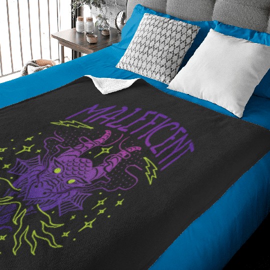 Disney Villains Maleficent Dragon Line Design Baby Blankets