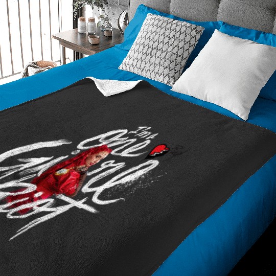 Disney Descendants The Rise Of Red I'm A One Girl Riot Red Baby Blankets