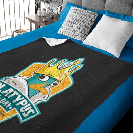 Disney Phineas And Ferb Platypus Day King Perry Portrait Baby Blankets
