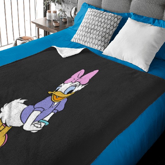 Disney Mickey And Friends Daisy Duck Small Pocket Logo Baby Blankets