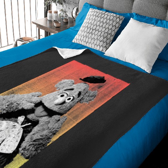 Disney The Muppets Silly Fozzie Bear Distressed Big Portrait Baby Blankets