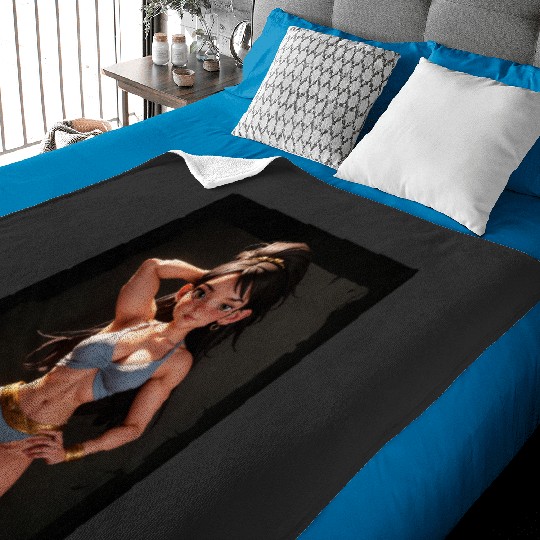 Word and Honor Sticker1: Disney Mulan Anime Mushu, Mulan and Mushu Baby Blankets