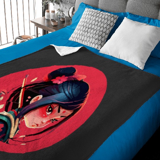 Just A Girl Who Loves Anime Scene  : Disney Mulan Anime Mushu, Mulan and Mushu Baby Blankets