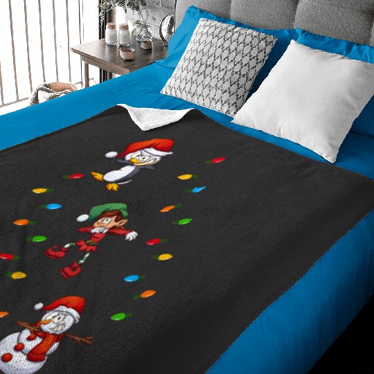 Christmas Boys Girls Men Xmas Dabbing Santa Elf Friends Xmas  : Mickey Disney Christmas, Disney Christmas Baby Blankets