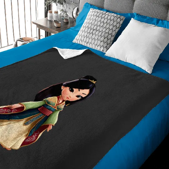Women Love: Disney Mulan Anime Mushu, Mulan and Mushu Baby Blankets