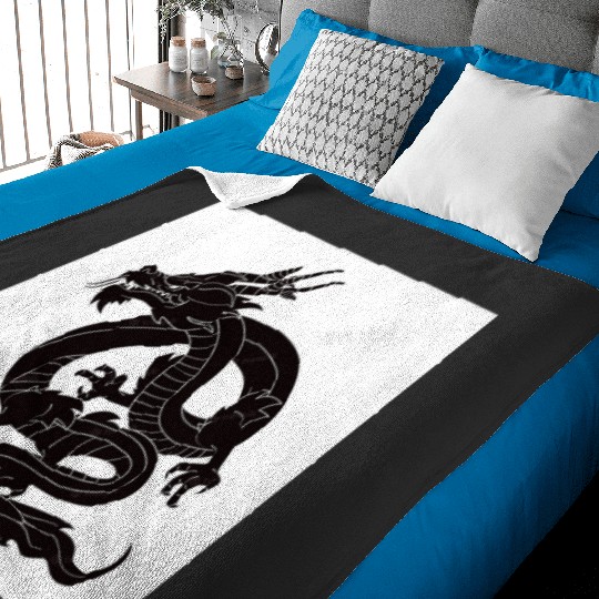Dishonor!  : Disney Mulan Anime Mushu, Mulan and Mushu Baby Blankets