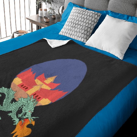 Chibi Chinese Dragon Sticker: Disney Mulan Anime Mushu, Mulan and Mushu Baby Blankets