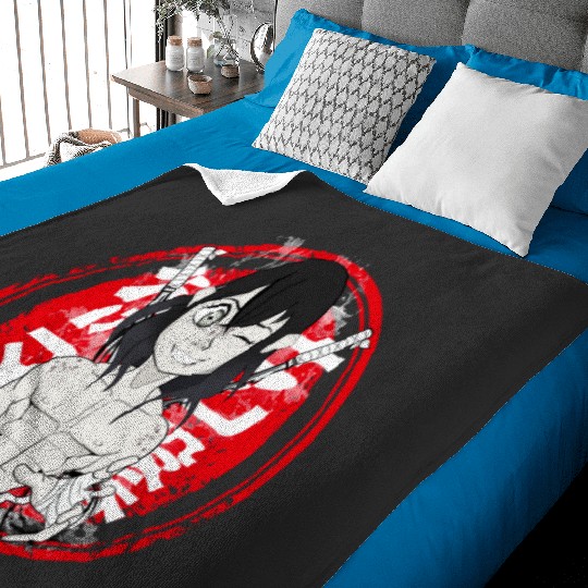 Hero and China Poster: Disney Mulan Anime Mushu, Mulan and Mushu Baby Blankets