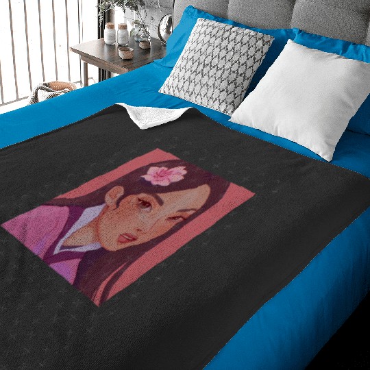 Vintage Art The Legend and Korra Manga Azula Graphic : Disney Mulan Anime Mushu, Mulan and Mushu Baby Blankets