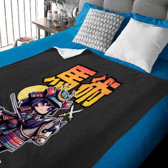 Red silhouette ninja   : Disney Mulan Anime Mushu, Mulan and Mushu Baby Blankets