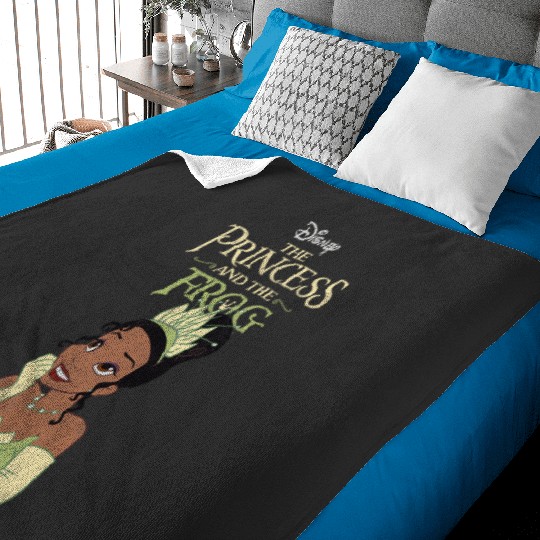 Disney The Princess And The Frog Iconic Tiana Chest Poster Baby Blankets
