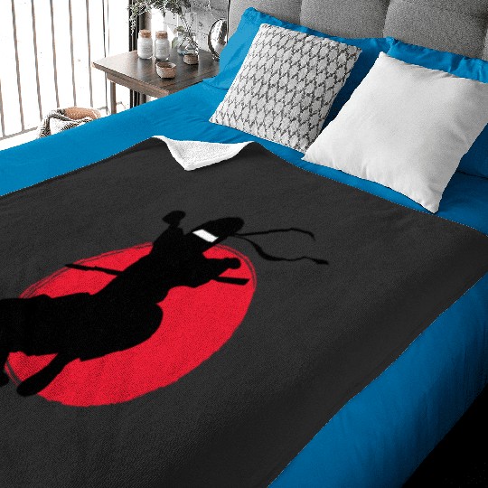 Izuna the Unemployed Ninja - Kimono Art Print Sticker: Disney Mulan Anime Mushu, Mulan and Mushu Baby Blankets