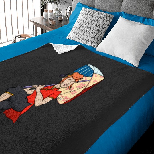 Japanese fan  : Disney Mulan Anime Mushu, Mulan and Mushu Baby Blankets