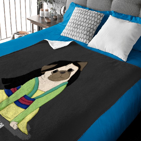 porridge mushu Sticker: Disney Mulan Anime Mushu, Mulan and Mushu Baby Blankets