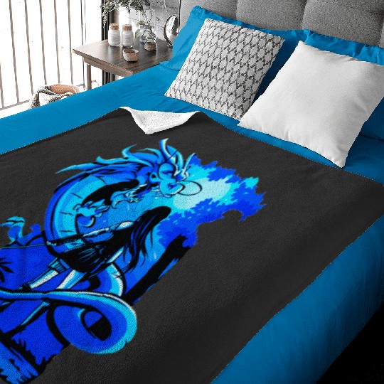 Battosai Sticker: Disney Mulan Anime Mushu, Mulan and Mushu Baby Blankets