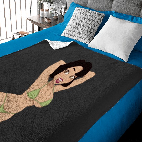 Pop-Art Mulan  : Disney Mulan Anime Mushu, Mulan and Mushu Baby Blankets
