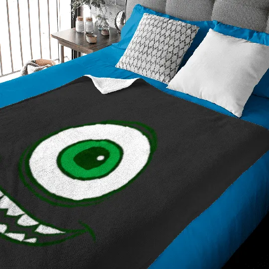 Disney Monsters Inc. Mike Wazowski Baby Blankets