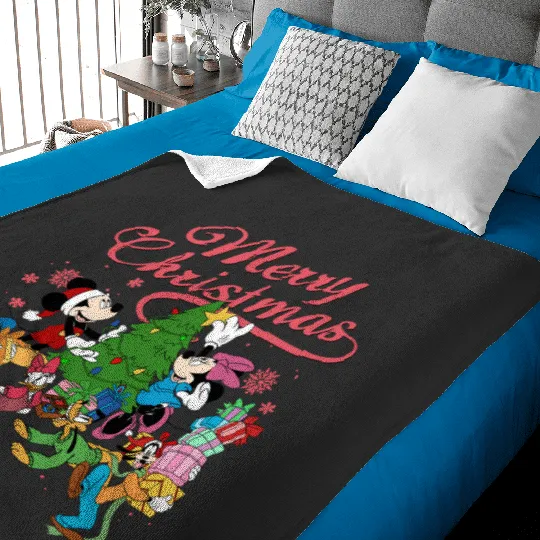 Xmas Friends Christmas Tree  : Mickey Disney Christmas, Disney Christmas Baby Blankets