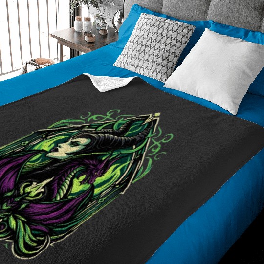 Evil Mistress  Dragons   SALE!! : Disney Villains Maleficent , Maleficent Gift S-5XL Baby Blankets