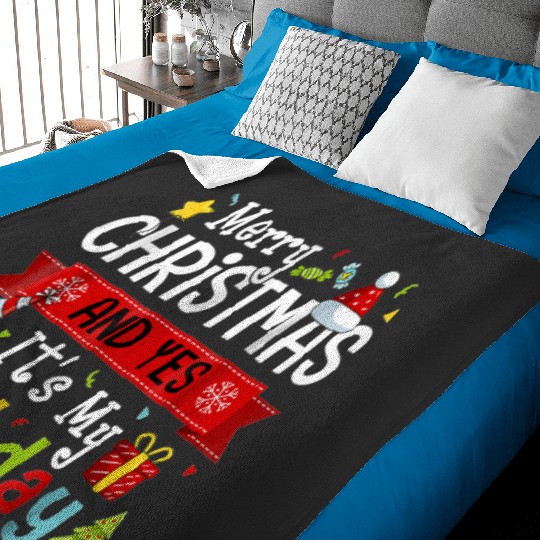 Merry Christmas And Yes Its My Birthday  : Mickey Disney Christmas, Disney Christmas Baby Blankets