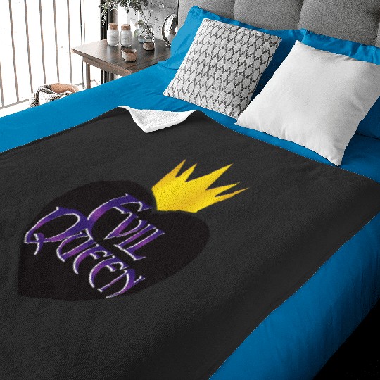 Evil Queen Crown Black Heart Halloween Evil Queen Costume Evil Villain Funny Lady Boss Gift   SALE!! : Disney Villains Maleficent , Maleficent Gift S-5XL Baby Blankets