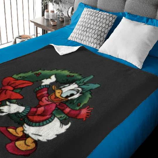 Daisy's Christmas Wreath  : Mickey Disney Christmas, Disney Christmas Baby Blankets