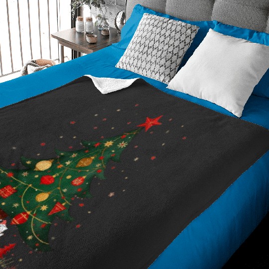 Meowy Christmas Tree Cat Christmas Tree  : Mickey Disney Christmas, Disney Christmas Baby Blankets