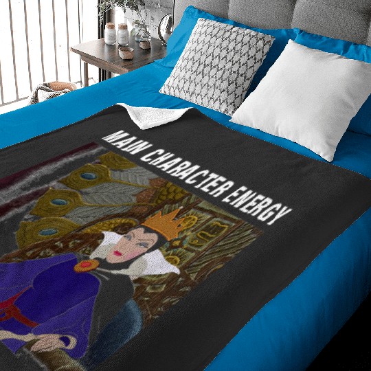 Villains The Evil Queen Main Character Energy   SALE!! : Disney Villains Maleficent , Maleficent Gift S-5XL Baby Blankets
