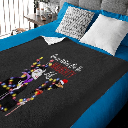 Guess Who 's On The Naughty List And Crow Christmas   SALE!! : Disney Villains Maleficent , Maleficent Gift S-5XL Baby Blankets