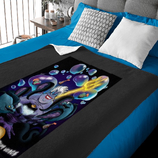 Ursula poster   SALE!! : Disney Villains Maleficent , Maleficent Gift S-5XL Baby Blankets