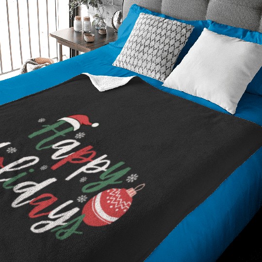 Happy Holidays  : Mickey Disney Christmas, Disney Christmas Baby Blankets