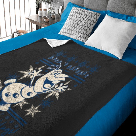 Womens disney frozenss Olaf I Love Warm Hugs VNeck Baby Blankets