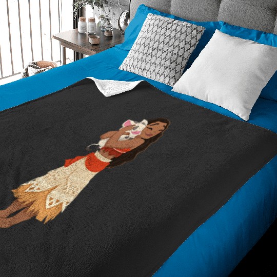Disney Moana and Pua Baby Blankets