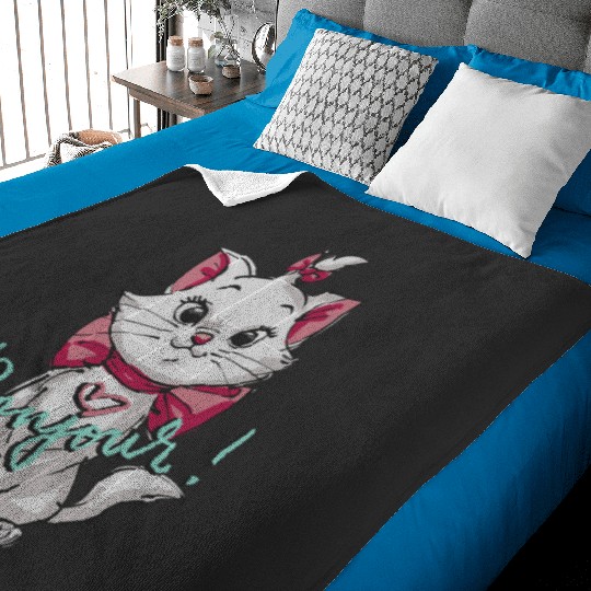 disney aristocats marie bonjour Baby Blankets