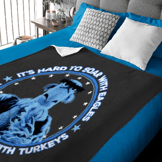 Discover Disney The Muppets Sam Eagle When You Work With Turkeys Baby Blankets