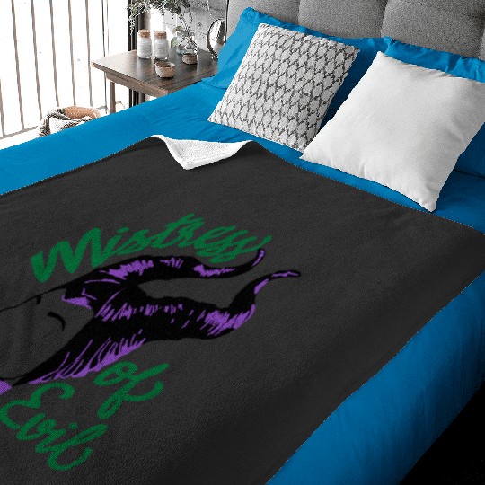 Wicked Mistress Inspired Silhouette   SALE!! : Disney Villains Maleficent , Maleficent Gift S-5XL Baby Blankets