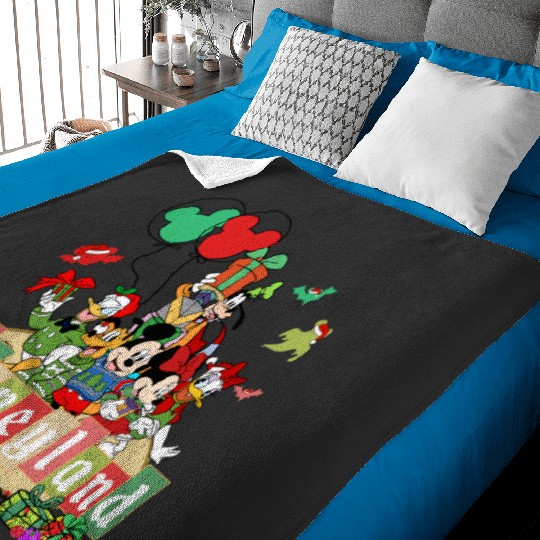 Discover Merry Christmas Friends Holiday Season  5: Mickey Disney Christmas, Disney Christmas Baby Blankets