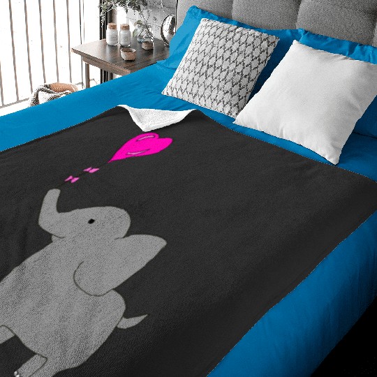 Discover Elephant holding Heart Shaped Balloon  : Disney Elephant Dumbo, Dumbo Baby Blankets